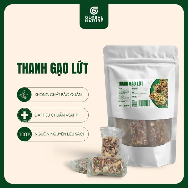Thanh Gạo Lứt Dinh Dưỡng