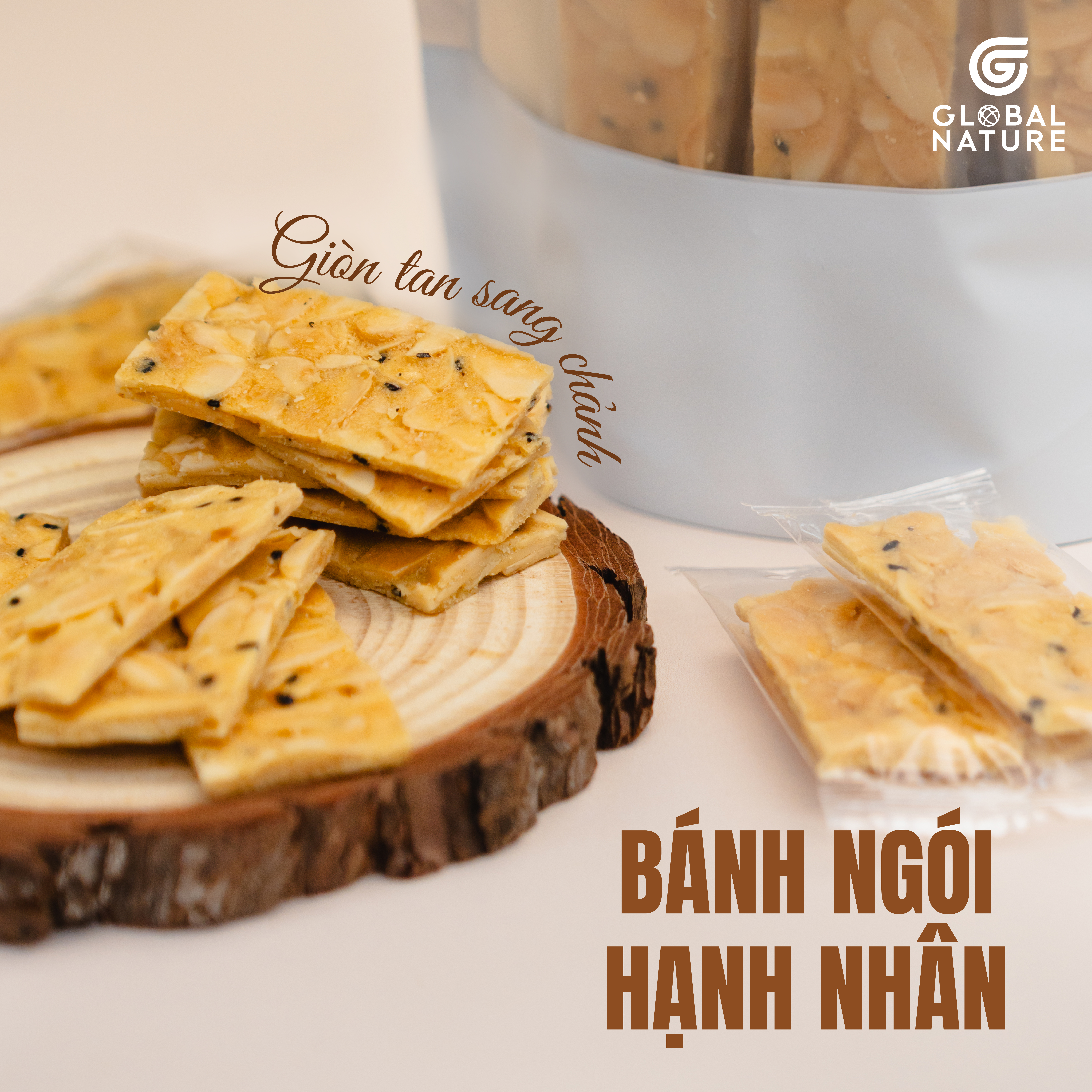 Bánh Ngói Hạnh Nhân Dinh Dưỡng - 200gr